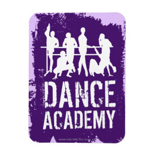 Ímã Logotipo da Dance Academy Silhouettes