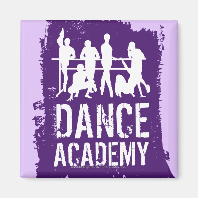 Imã Logotipo da Dance Academy Silhouettes (Frente)