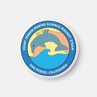 Imã Logotipo da escola primária Point Fermin