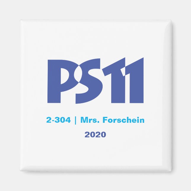 Imã Logotipo da escola Simple (Frente)