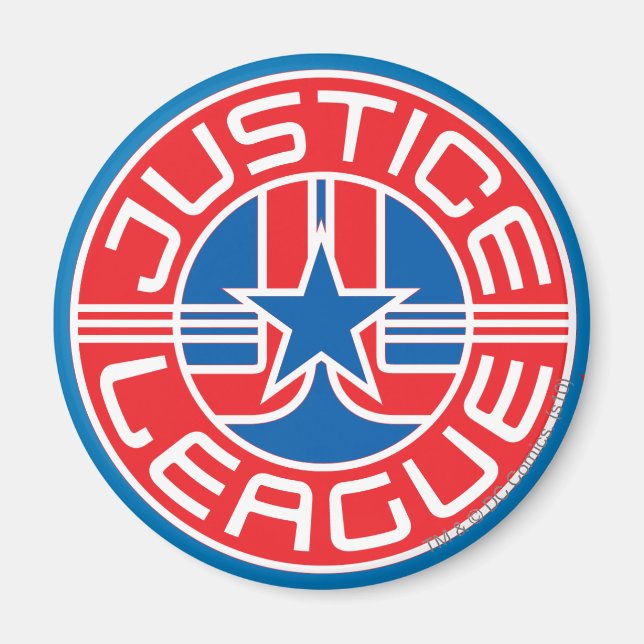 Imã Logotipo da Liga da Justiça (Frente)