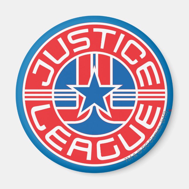 Imã Logotipo da Liga da Justiça (Frente)