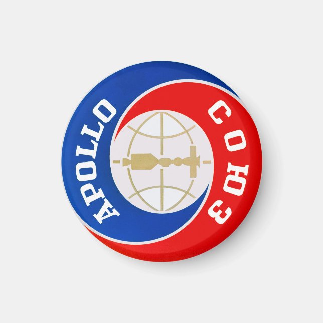 Imã Logotipo da missão Apollo-Soyuz (Frente)
