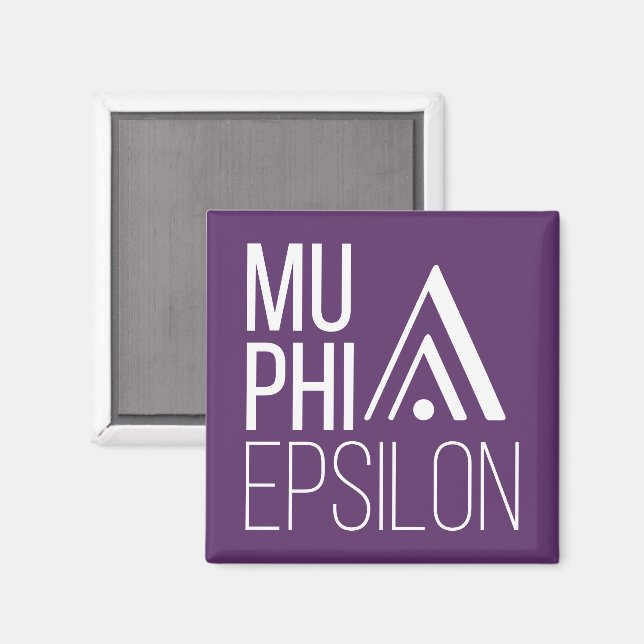 Imã Logotipo da Mu Phi Epsilon (Front/Back)