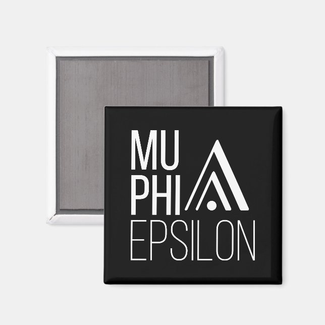 Imã Logotipo da Mu Phi Epsilon (Front/Back)