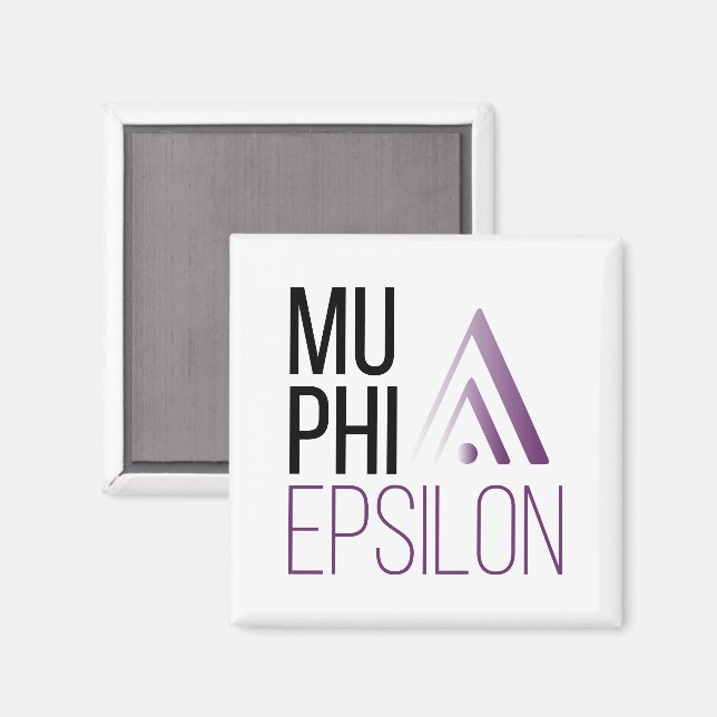 Imã Logotipo da Mu Phi Epsilon (Front/Back)