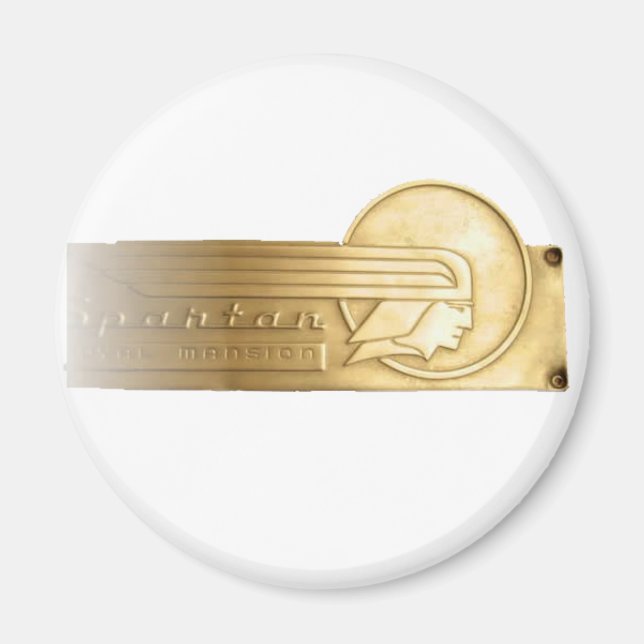 Imã logotipo da safra do trailer spartan (Frente)