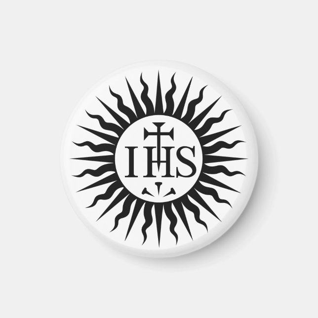 Imã Logotipo da Sociedade de Jesus (Jesuítas) (Frente)
