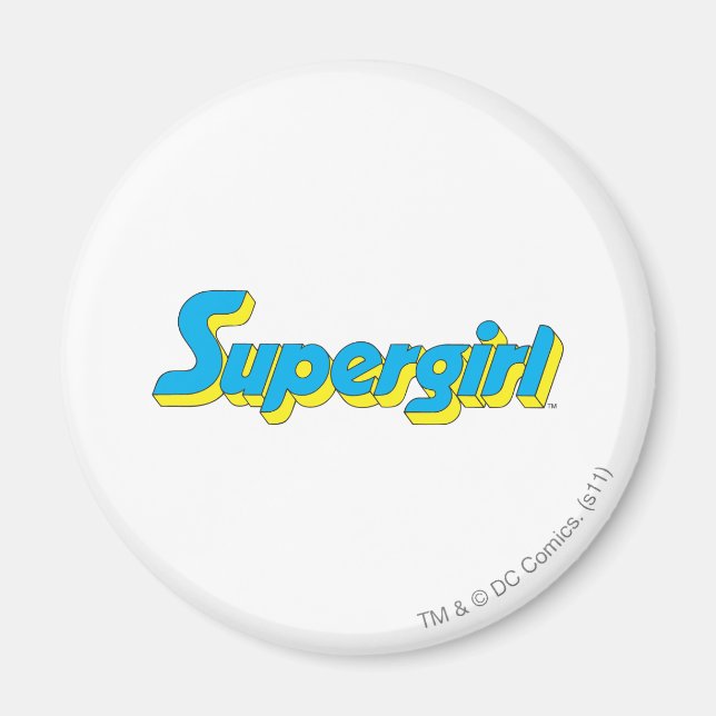 Imã Logotipo da Supergirl (Frente)