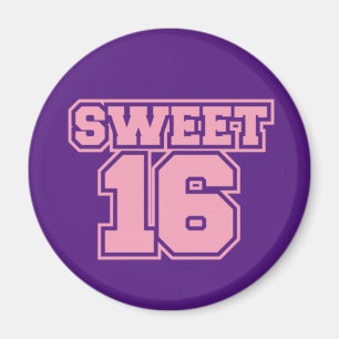 Imã Logotipo de 16 anos doce