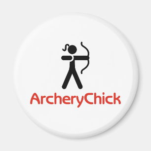 Imã Logotipo de ArcheryChick