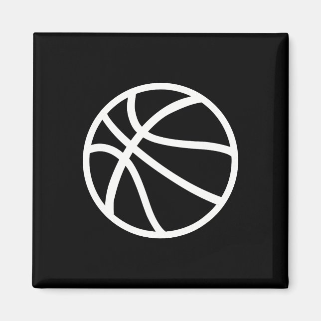 Imã Logotipo de basquete (Frente)