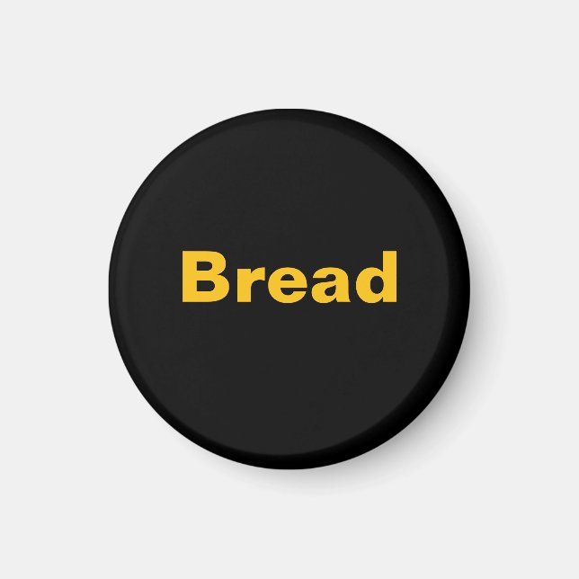 Imã Logotipo de comida BREAD  (Frente)