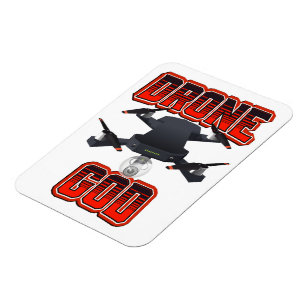 Ímã Logotipo de Deus do Drone