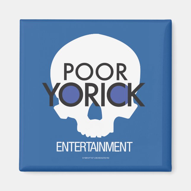 Imã Logotipo de Entretenimento no Yorick (Frente)