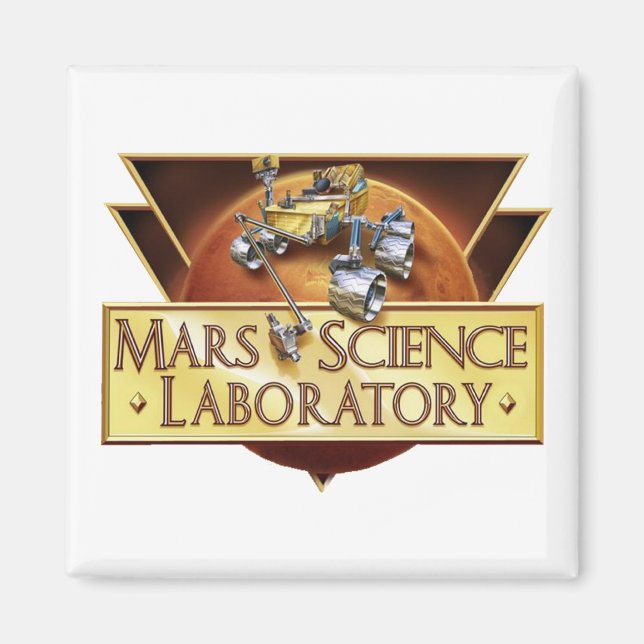 IMÃ LOGOTIPO DE EQUIPE DE LANÇAMENTO MSL (Frente)