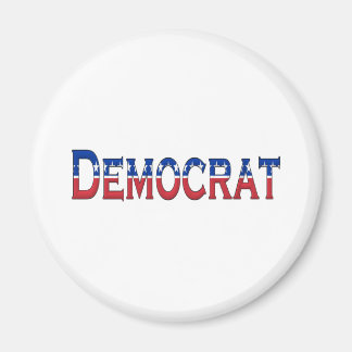 Imã Logotipo de Estrelas Democratas e Stripes