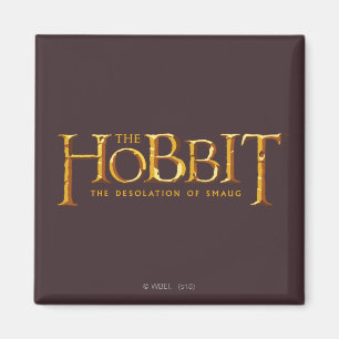 Imã Logotipo de hobbit - Dourado