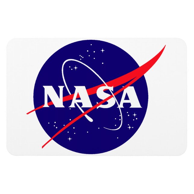 Ímã Logotipo de meatball da NASA (Horizontal)