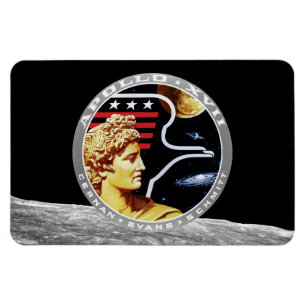 Ímã Logotipo de patch da missão NASA Apollo 17