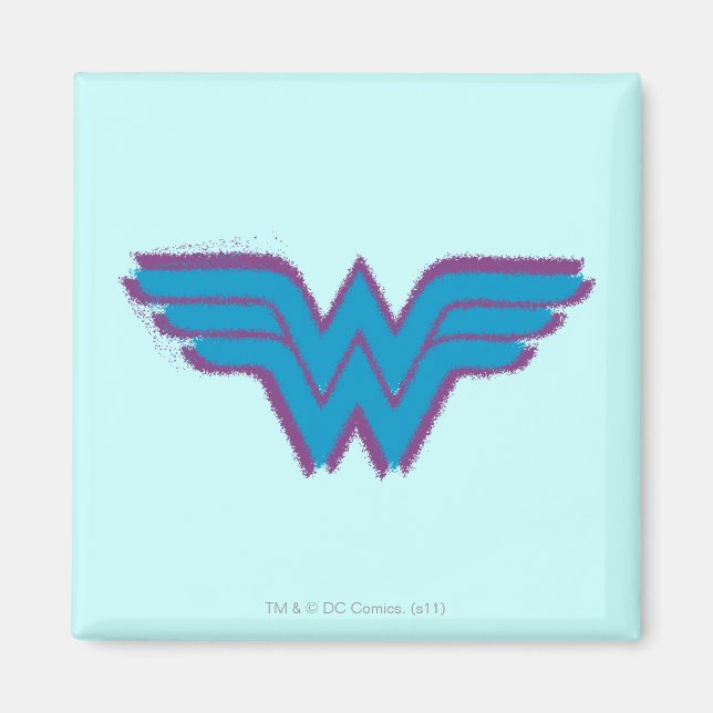 Imã Logotipo de pintura por pulverização para mulheres (Frente)