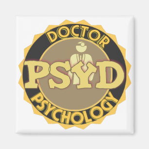 Imã LOGOTIPO de PsyD - DOUTOR PSICOLOGIA