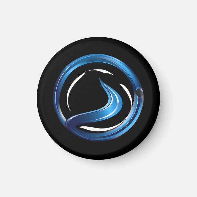 Imã logotipo de serviços de canalização (Frente)
