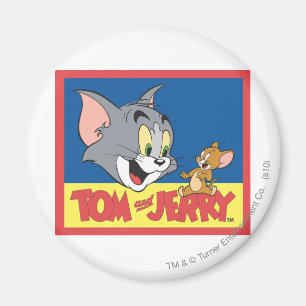 Imã Logotipo de Tom e de Jerry liso