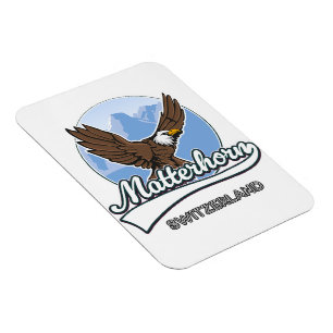 Ímã logotipo de viagem Matterhorn Suíça