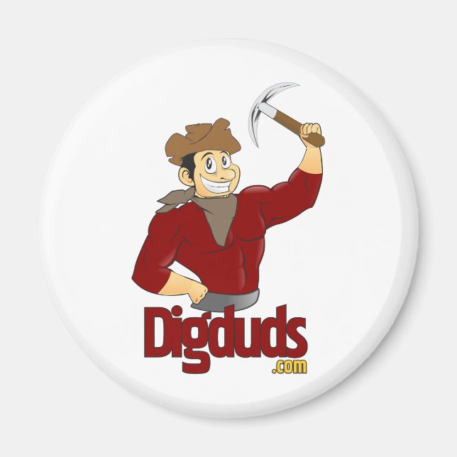 Imã Logotipo DigDuds.com (Frente)
