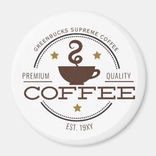 Imã Logotipo do café