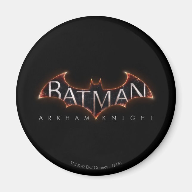 Imã Logotipo do Cavaleiro do Batman Arkham (Frente)