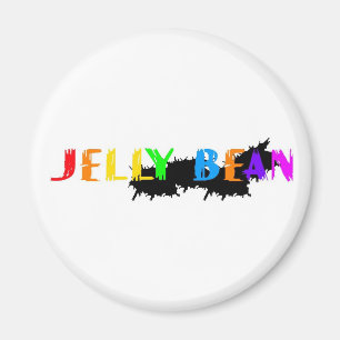 Imã Logotipo do feijão de geléia
