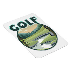 Ímã Logotipo do Golf Sports