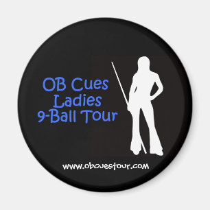 Imã Logotipo do ímã da excursão das senhoras 9-Ball