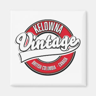 Imã Logótipo do Kelowna British Columbia Canada