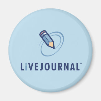 Imã Logotipo do LiveJournal Vertical