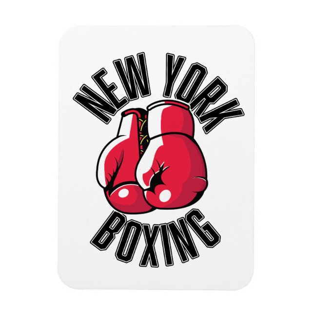 Ímã logotipo do New York Boxing (Vertical)