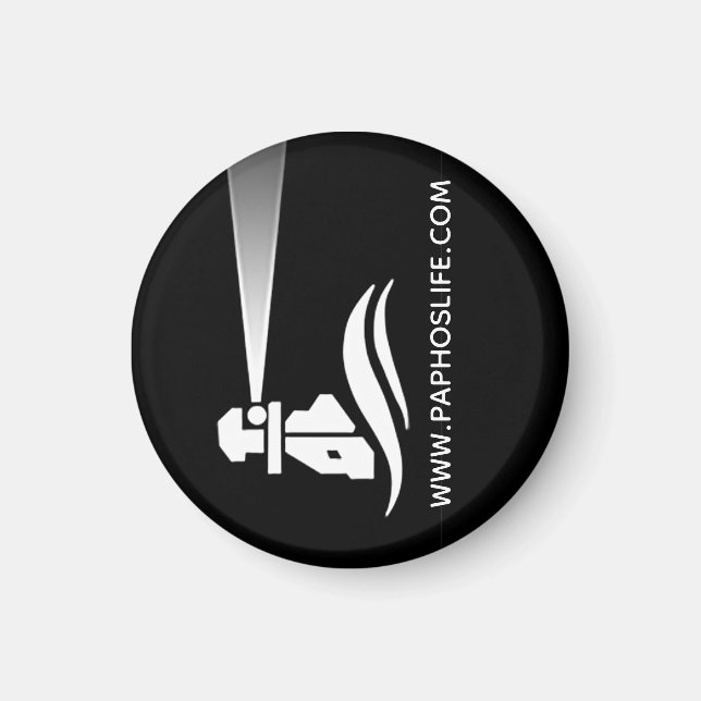 Imã Logotipo do Paphos Life Lighthouse (Frente)