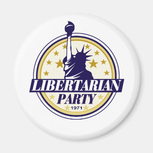 Imã logotipo do partido do libertário