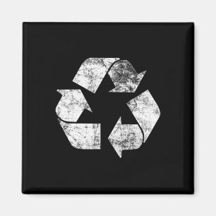 Imã Logotipo do reciclar T Shirt Earth Day Nature Plan