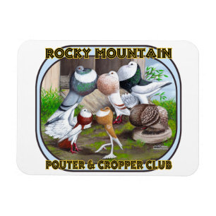 Ímã Logotipo do Rocky Mountain Club
