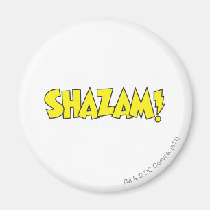 Imã Logotipo do Shazam Amarelo