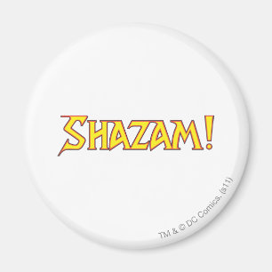 Imã Logotipo do Shazam Amarelo/Vermelho