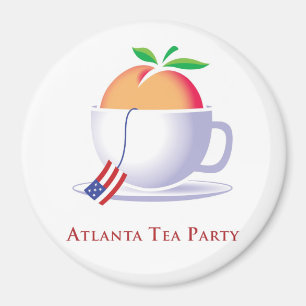 Imã Logotipo do tea party de Atlanta