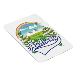 Ímã Logótipo do viagem Andorra