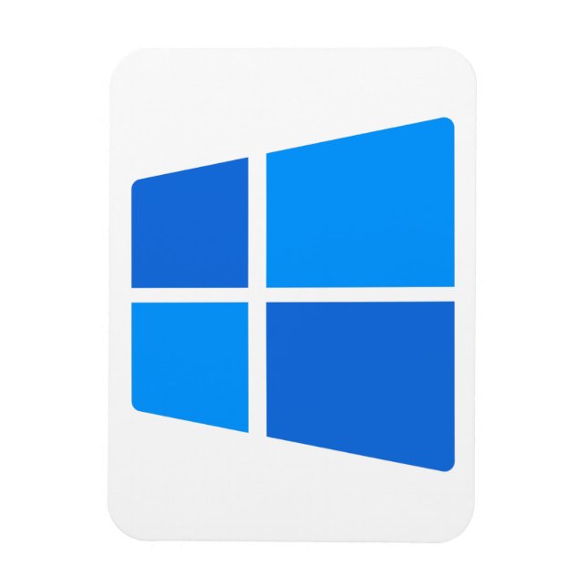 Ímã logotipo do Windows 11 (Vertical)
