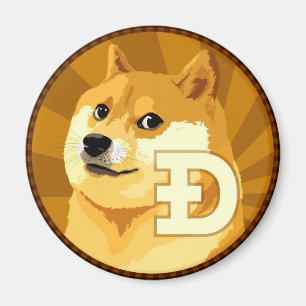 Imã Logotipo DogeCoin Magnet