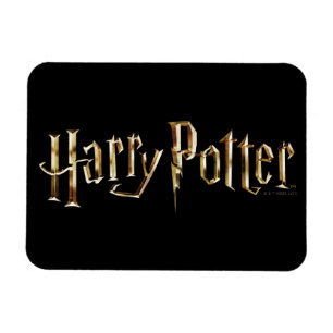 Ímã Logotipo dourado do Harry Potter