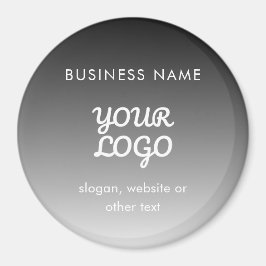 Imã Logotipo e texto do Promocional moderno | Cor edit